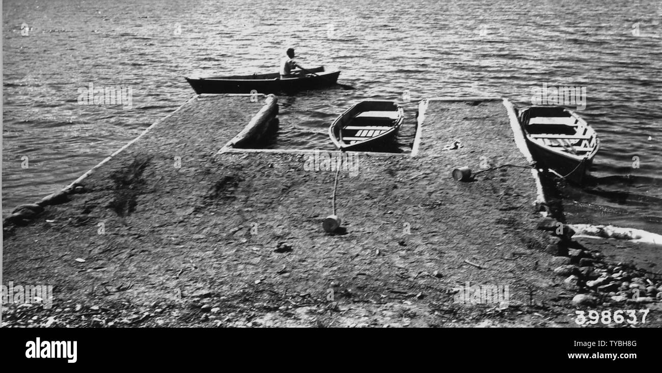 Photograph of Boat Dock; Scope and content Original caption Boat dock