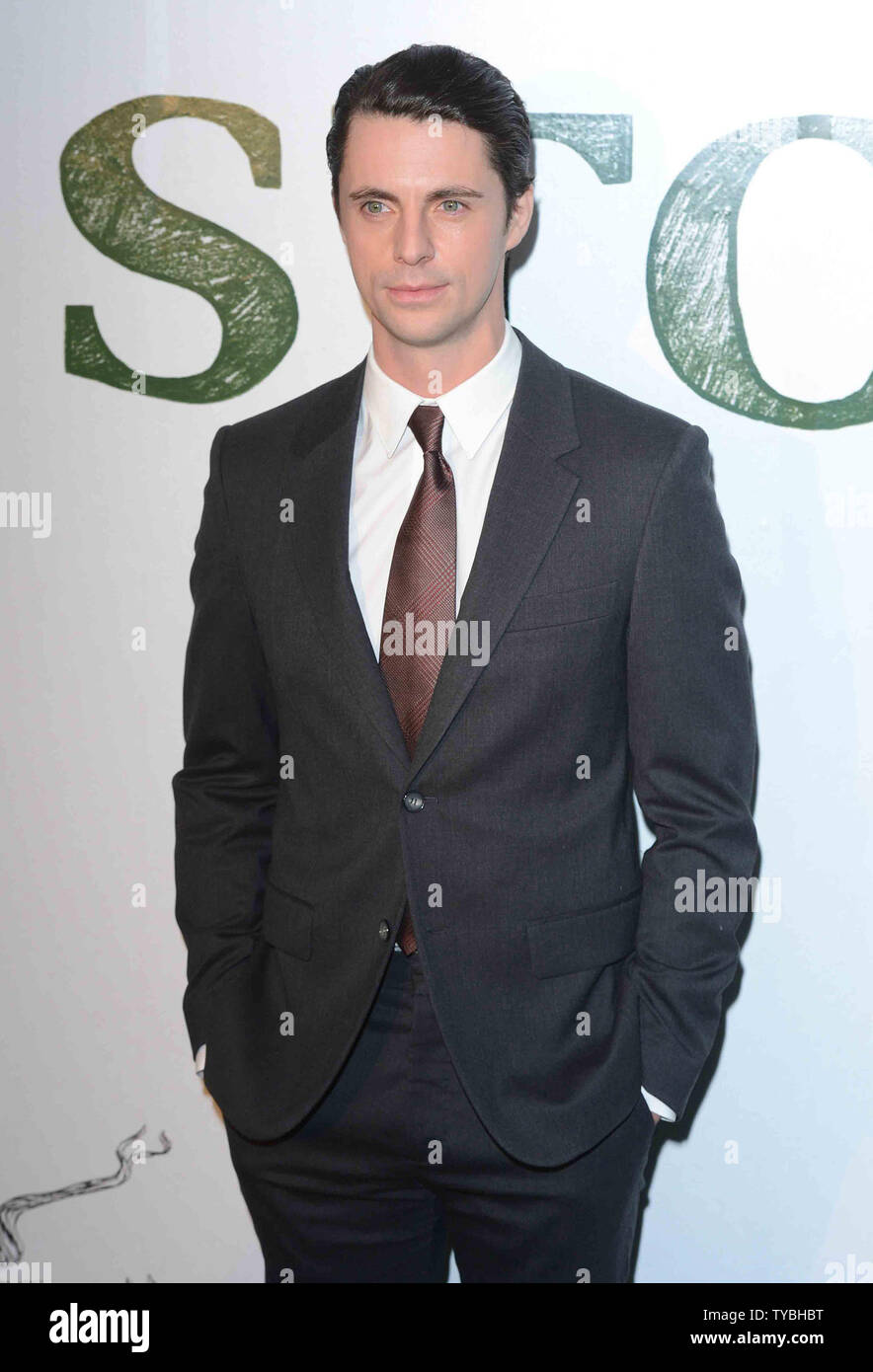 English actor Matthew Goode attends a special screening of 'Stoker' at The Curzon Soho in London on February 17, 2013.     UPI/Paul Treadway Stock Photo