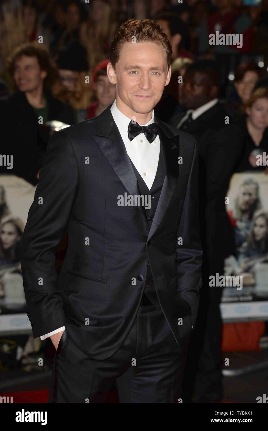 English actor Tom Hiddleston attends the World Premiere of 