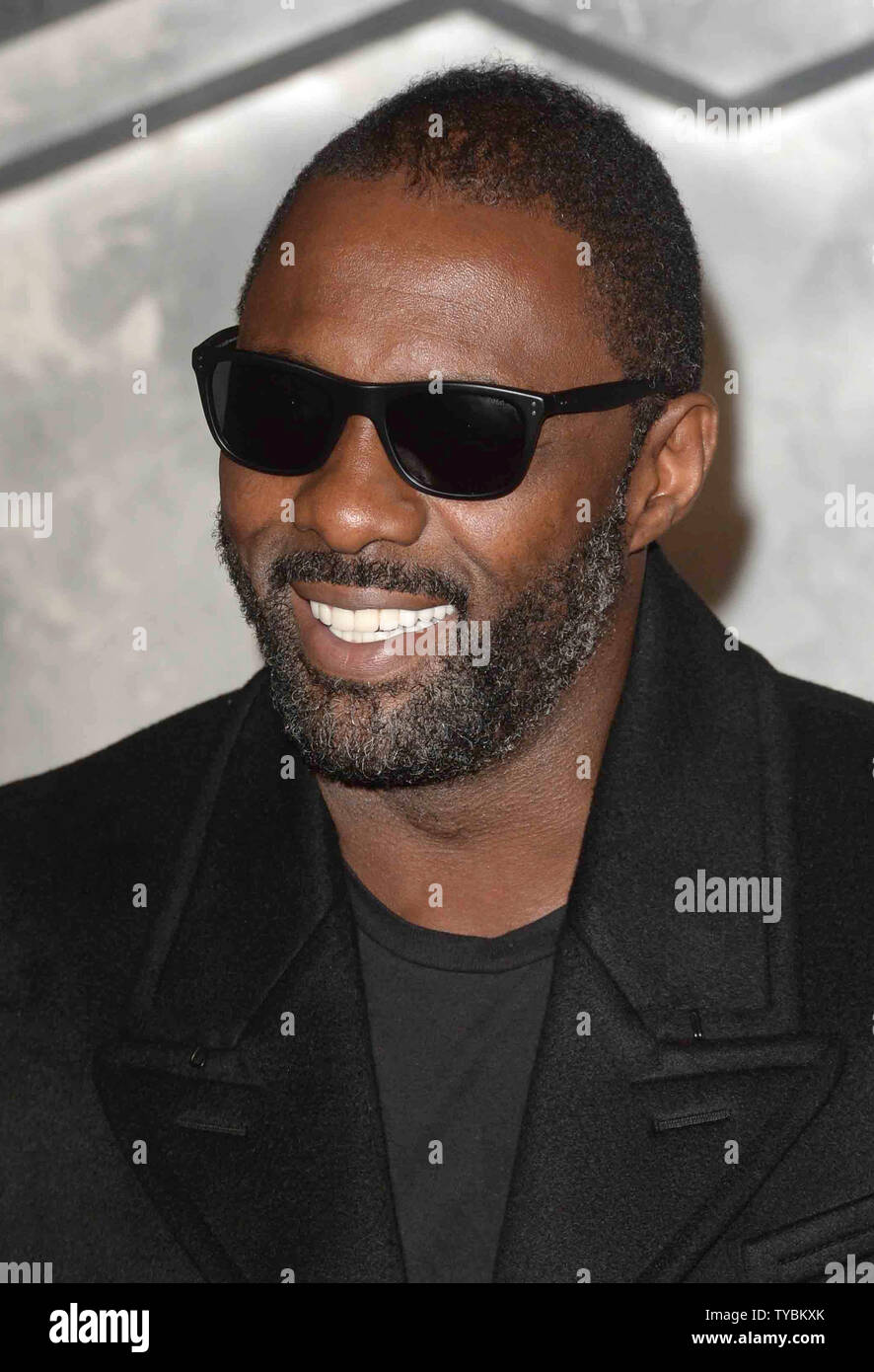 English actor Idris Elba attends the World Premiere of 'Thor: The Dark World' at The Odeon Leicester Square in London on October 22 2013.     UPI/Paul Treadway Stock Photo