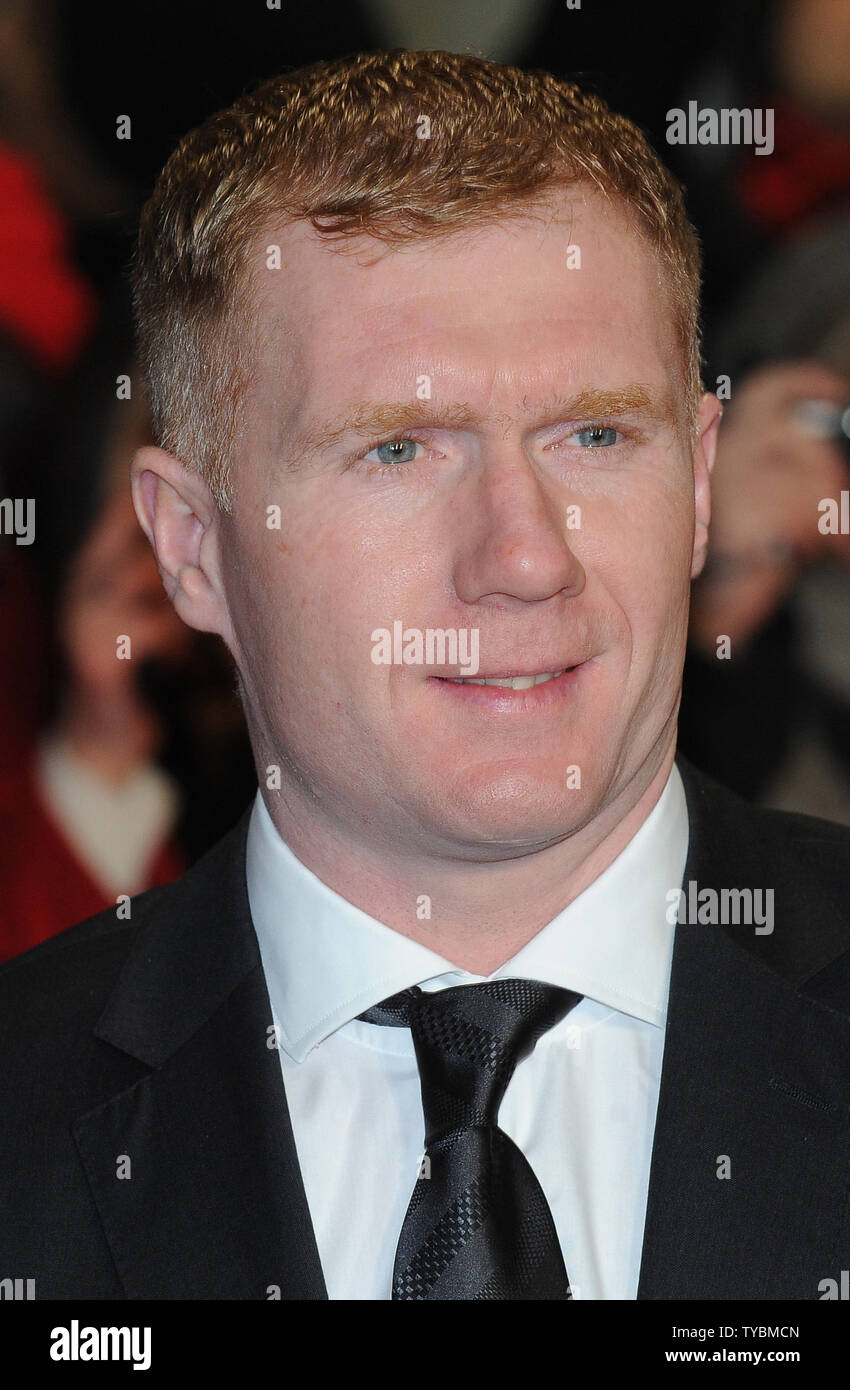 English former footballer Paul Scholes attends the World Premiere of