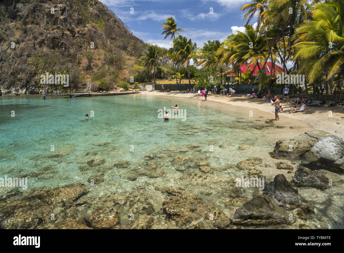 Strand Plage Du Pain De Sucre Insel Terre De Haut Les