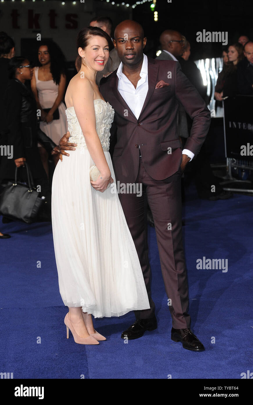 English actor David Gyasi attends the European Premiere of 'Interstellar'  at Odeon Leicester Square in London on October 29, 2014. UPI/Paul Treadway  Stock Photo - Alamy, image size:871x1390