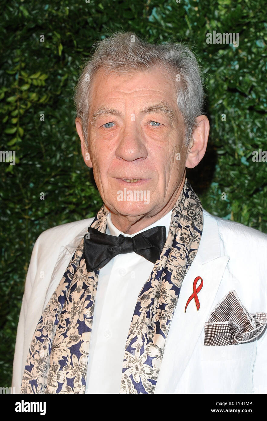 English actor Sir Ian McKellen attends the London Evening Standard ...