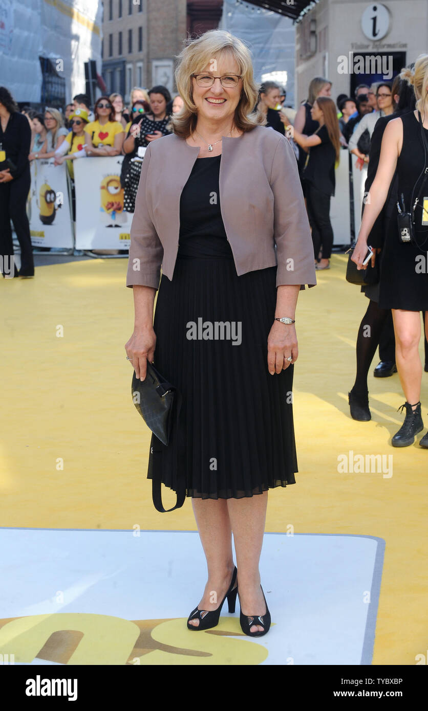 Producer Janet Healy attends the World Premiere of 'Minions' at Odeon Leicester Square in London on June 11, 2015.     Photo by Paul Treadway/UPI Stock Photo