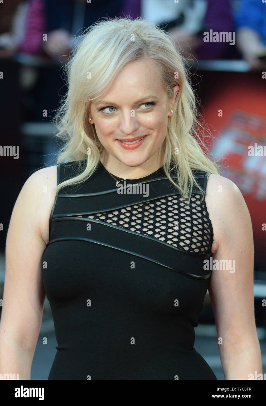 American actress Elisabeth Moss attends a screening for 