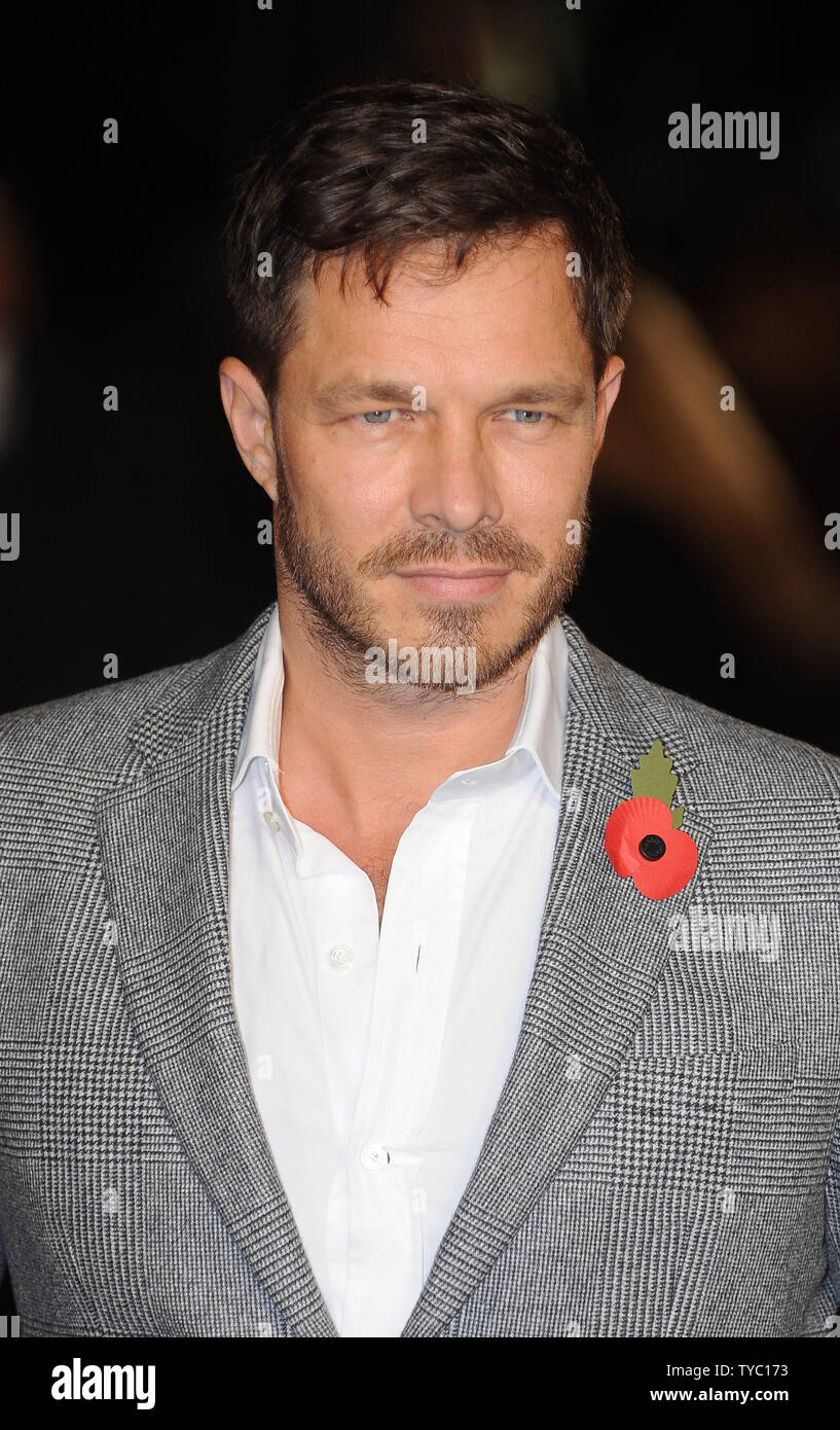 English model Paul Sculfor attends the UK Premiere of 'The Hunger Games: Mocking Jay part 2' at Odeon Leicester Square in London on November 5, 2015. Photo by Paul Treadway/ UPI Stock Photo