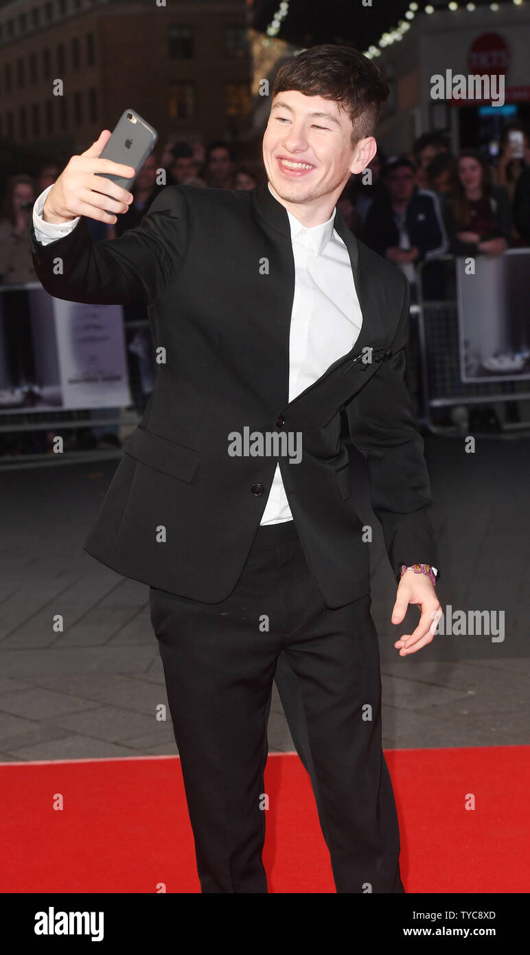 Irish actor Barry Keoghan attends the premiere of Killing Of a Sacred Deer during the BFI London Film Festtival in London on October 12, 2017. Photo by Rune Hellestad/ UPI Stock Photo