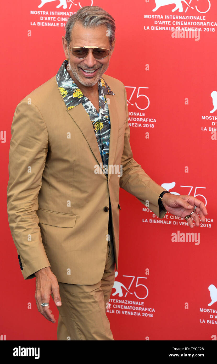 American actor Jeff Goldblum attends a photo call for The Mountain at ...