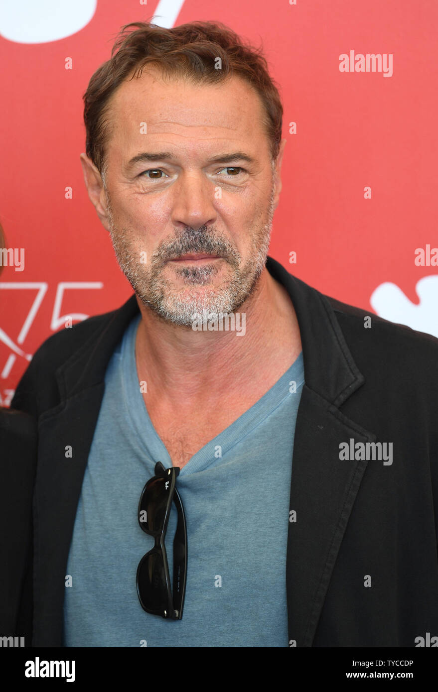 German Actor Sebastian Koch Attends A Photo Call For Werk Ohne Autor At The 75th Venice Film Festival On September 4 18 Photo By Rune Hellestad Upi Stock Photo Alamy