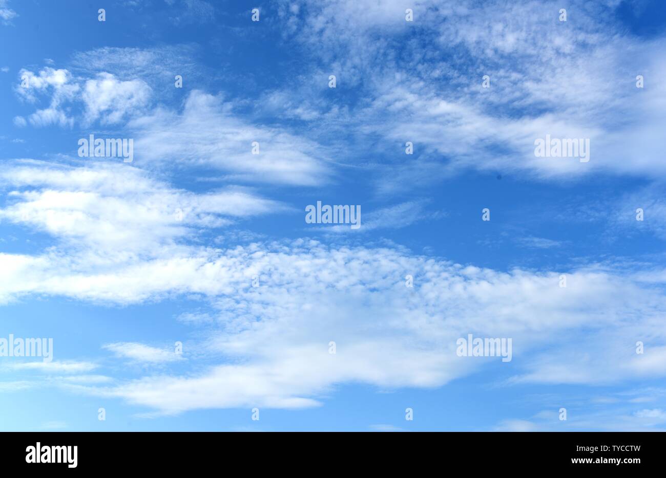 Blue Sky White Cloud Stock Photo