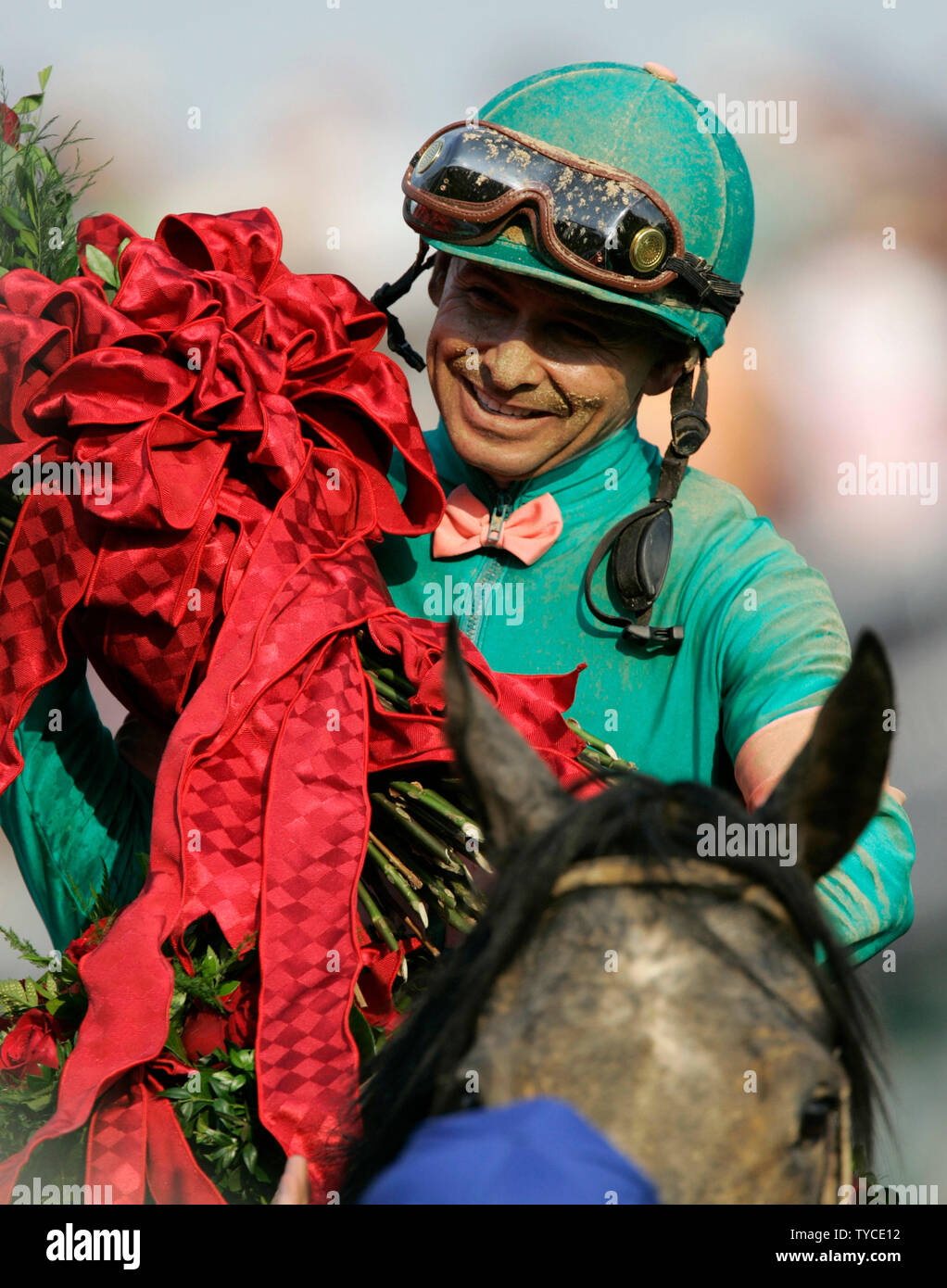 Man Carrying Blanket of Roses after the 125th Kentucky Derby at Churchill  Downs Louisville Kentucky Stock Photo - Alamy