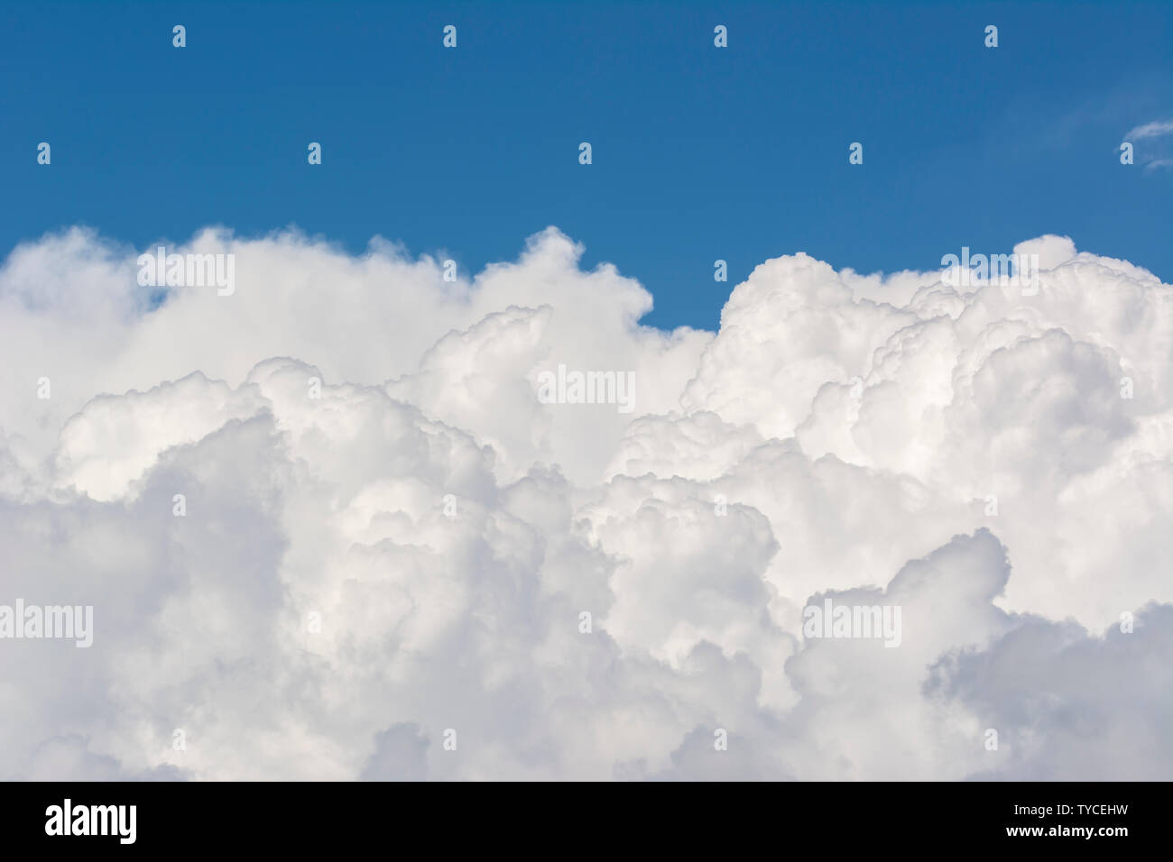Clouds background cumulonimbus cloud formations before the storm Stock Photo