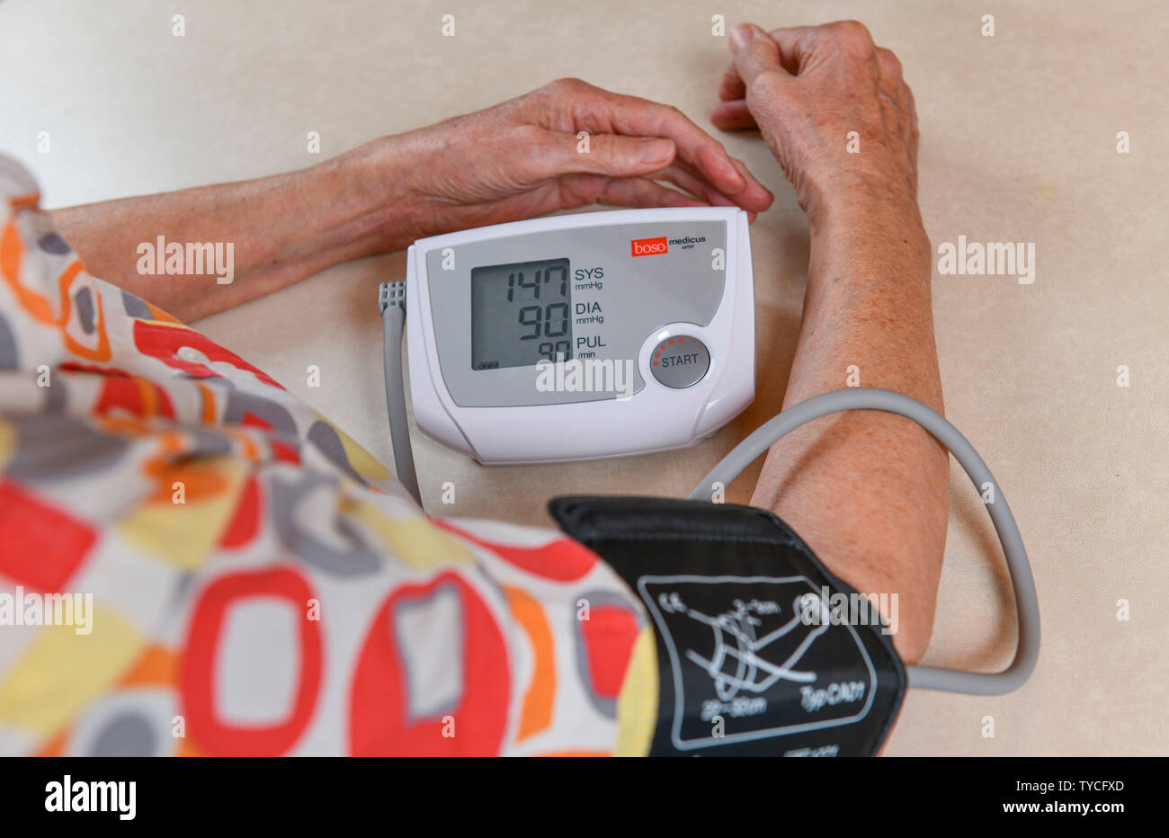 haemodynamometer Stock Photo