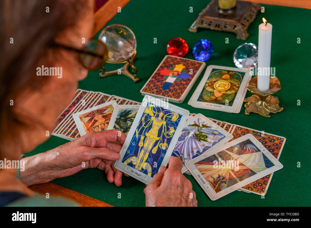 Tarot Card Games Stock Photos Tarot Card Games Stock - 