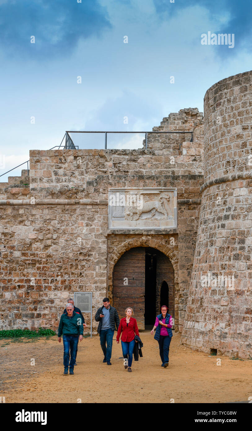 harbour fortress, Othello tower, Famagusta, Nothern Cyprus Stock Photo