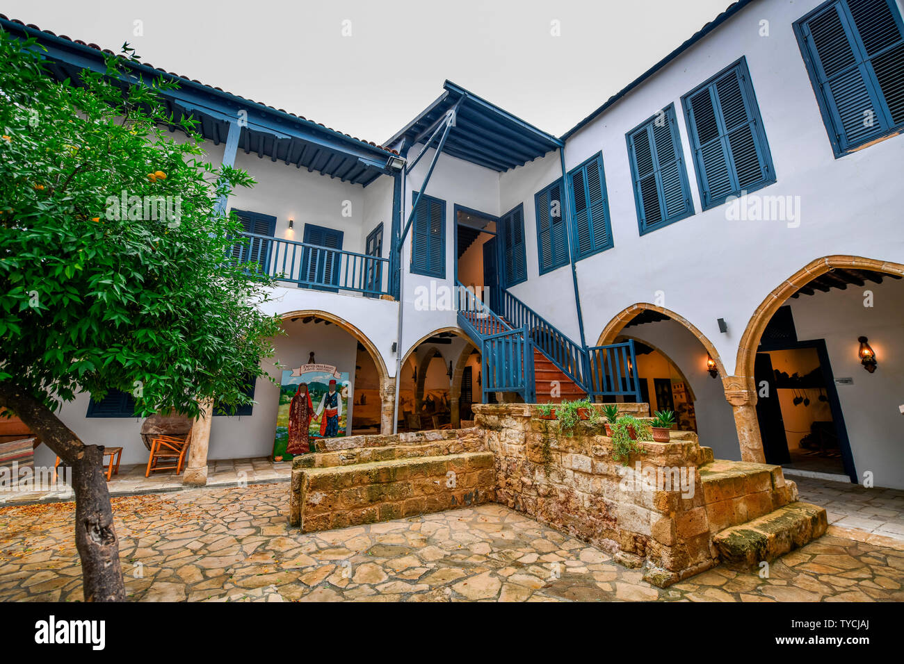 Courtyard turkish house in in hi-res stock photography and images - Alamy