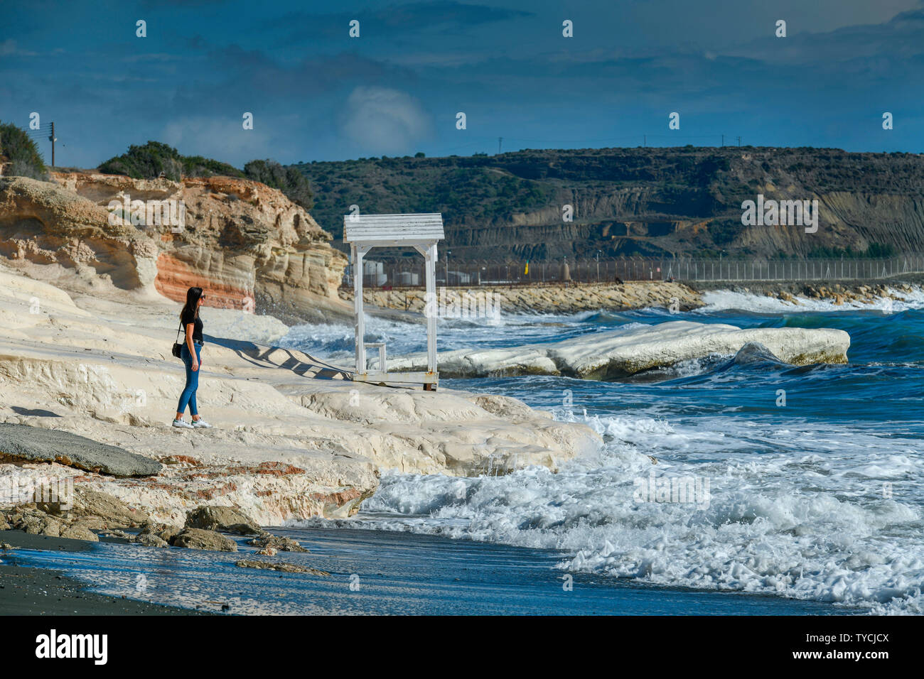 Governor's Beach, Zypern Stock Photo
