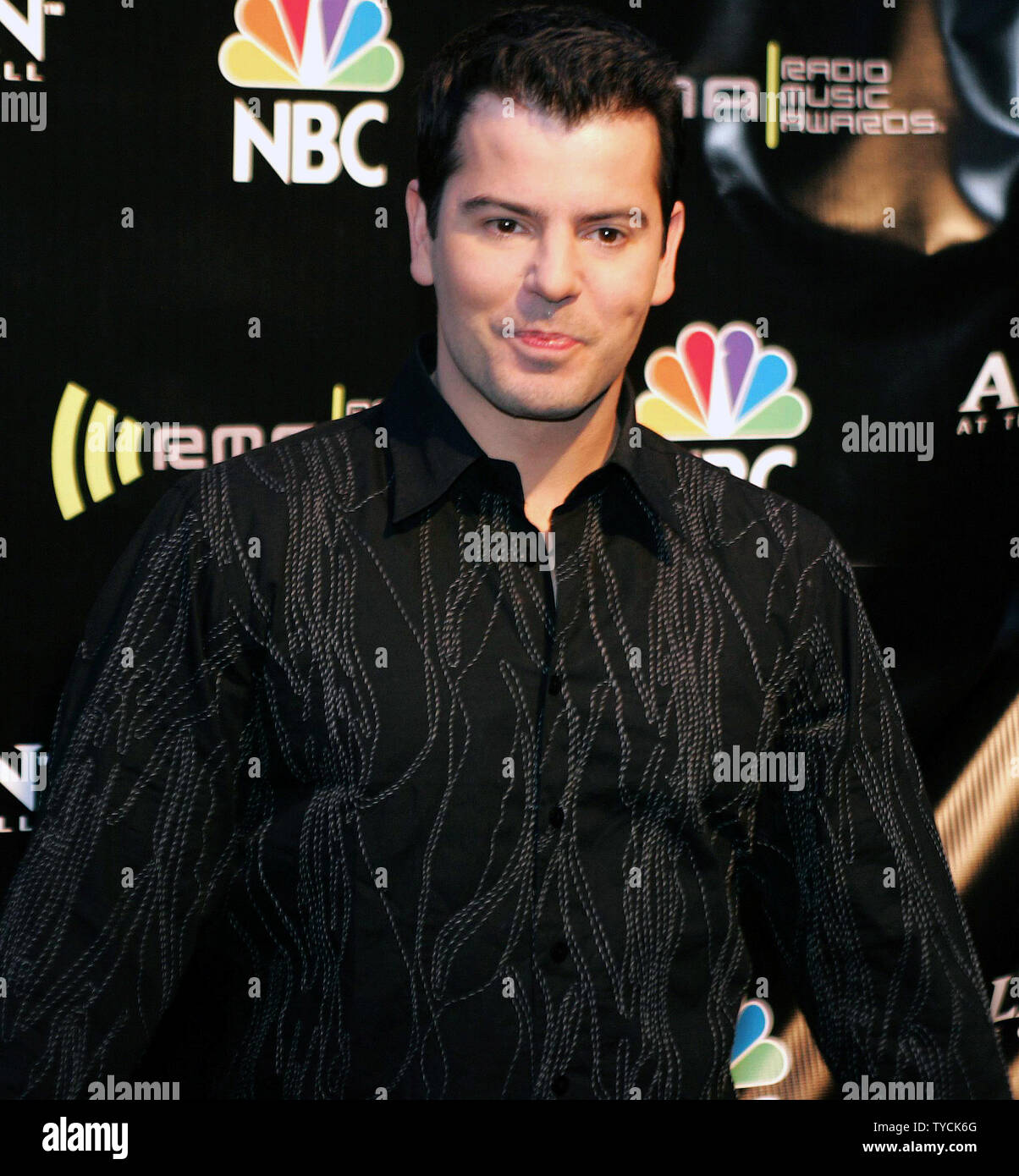 Jordan Knight of New Kids on the Block appeared at the 2004 Radio Music Awards Show at the Aladdin Hotel and Casino, October 25, 2004.    (UPI Photo/Roger Williams) Stock Photo