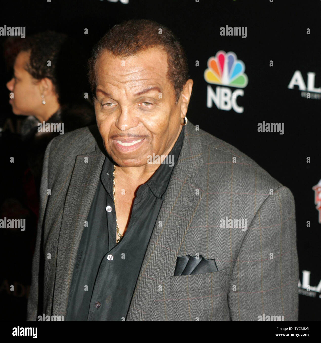 Michael Jackson's father Joe Jackson appears at the 2005 Radio Music