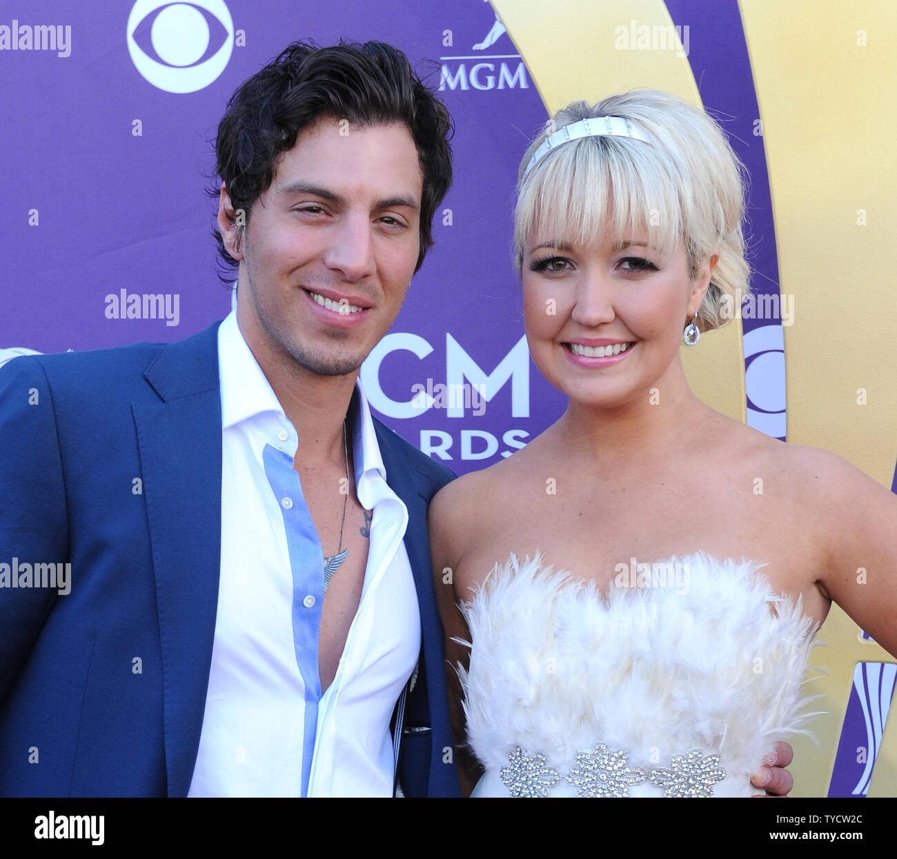 Musicians Joshua Scott And Meghan Linsey Of The Music Group Steel ...