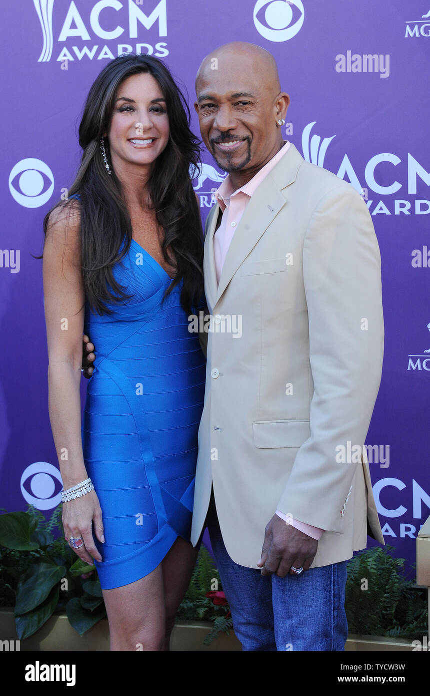 Tara Williams and TV host Montel Williams arrive at the 47th annual
