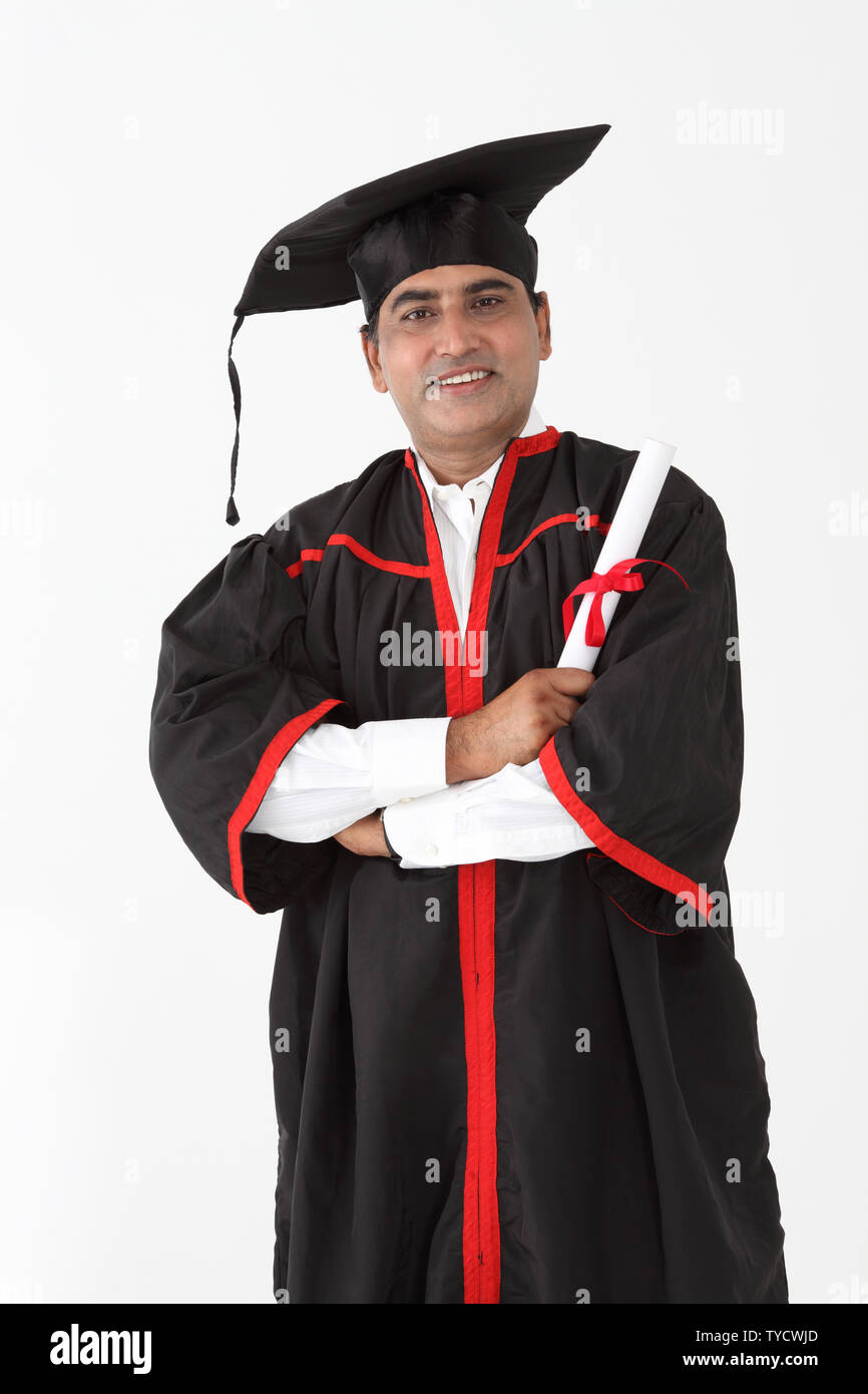 Man holding his graduation cap photo – Free Adult student Image on