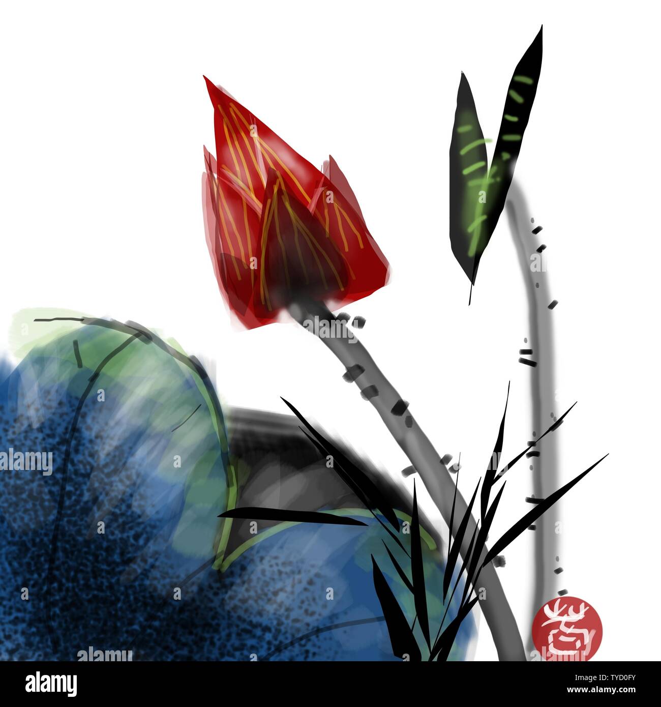 Draw the picture Stock Photo - Alamy