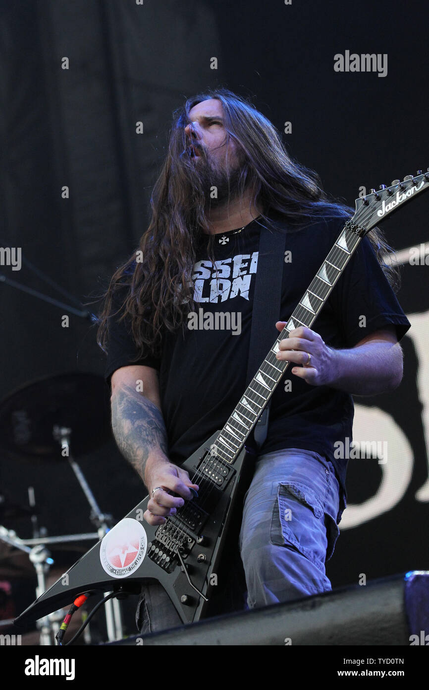 Brazilian heavy metal band Sepultura performs during the 30th biannual