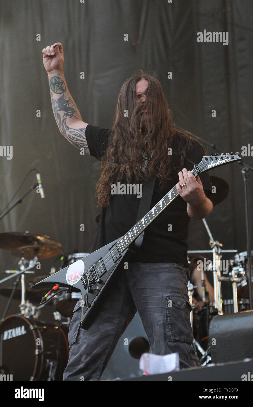 Brazilian heavy metal band Sepultura performs during the 30th biannual