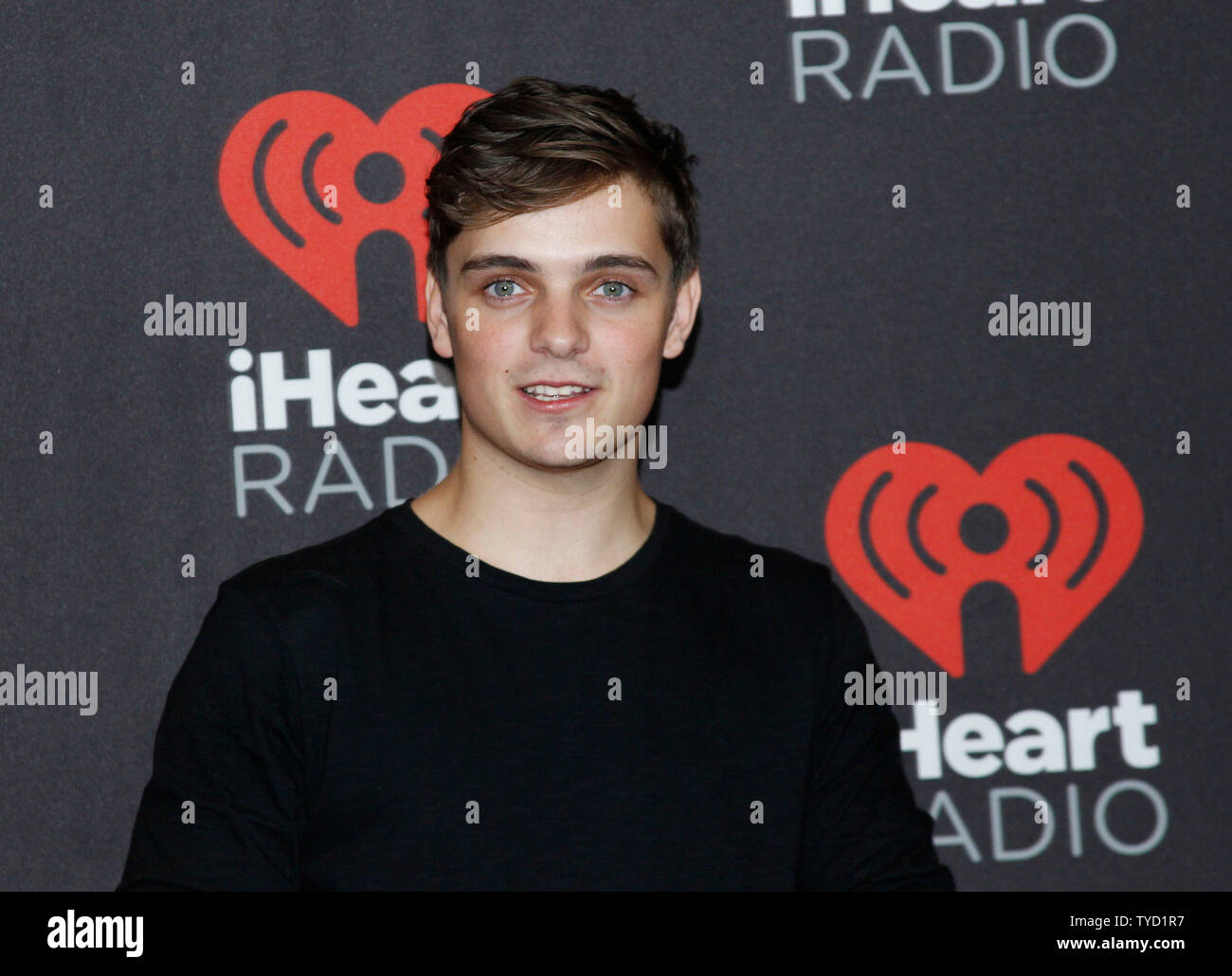 Dutch DJ Martin Garrix arrives for the iHeartRadio Music Festival at