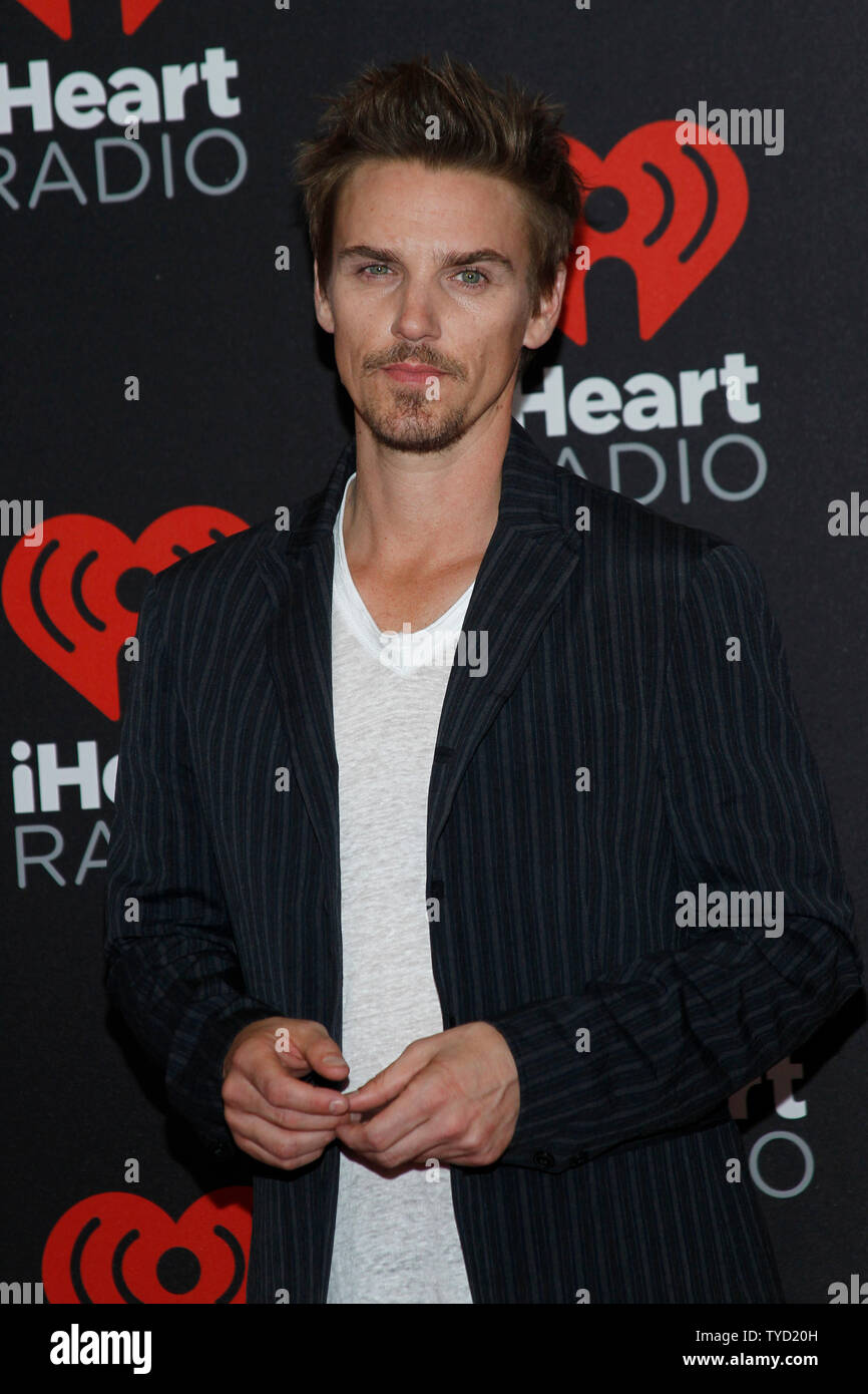 Riley Smith arrives for the iHeartRadio Music Festival at the TMobile