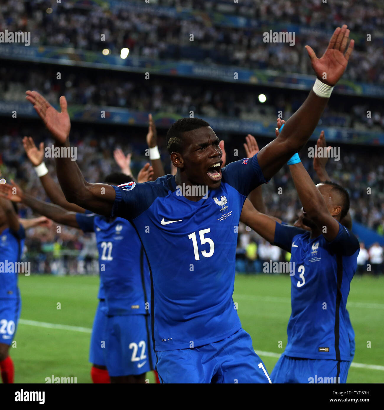 Paul pogba france 2016 hi-res stock photography and images - Alamy