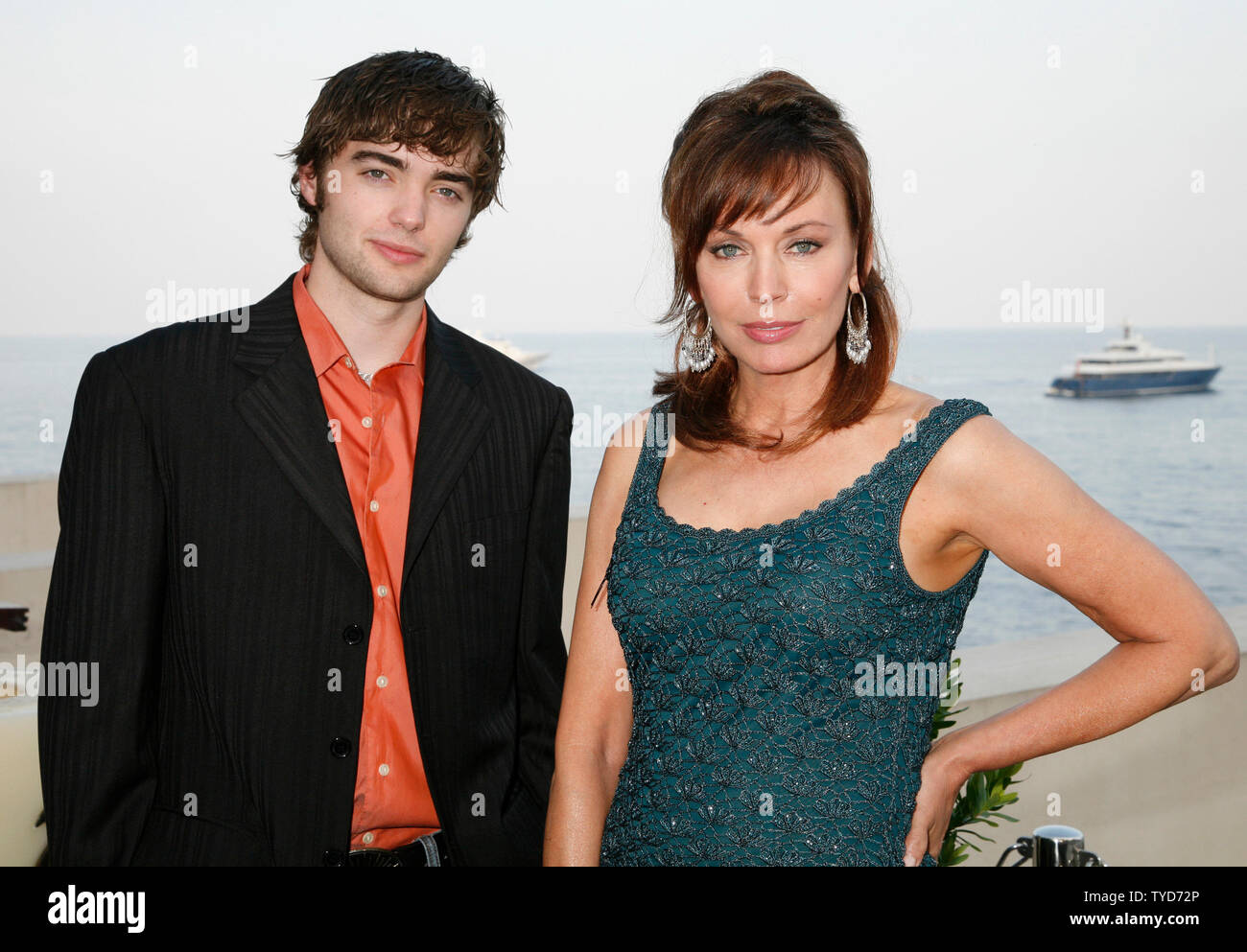 Actor Drew Tyler Bell and actress Lesley Anne Down of the TV series 'The Bold and the Beautiful' attend a Festival party during the 47th Monte Carlo Television Festival in Monte Carlo, Monaco on June 11, 2007.  (UPI Photo/David Silpa) Stock Photo