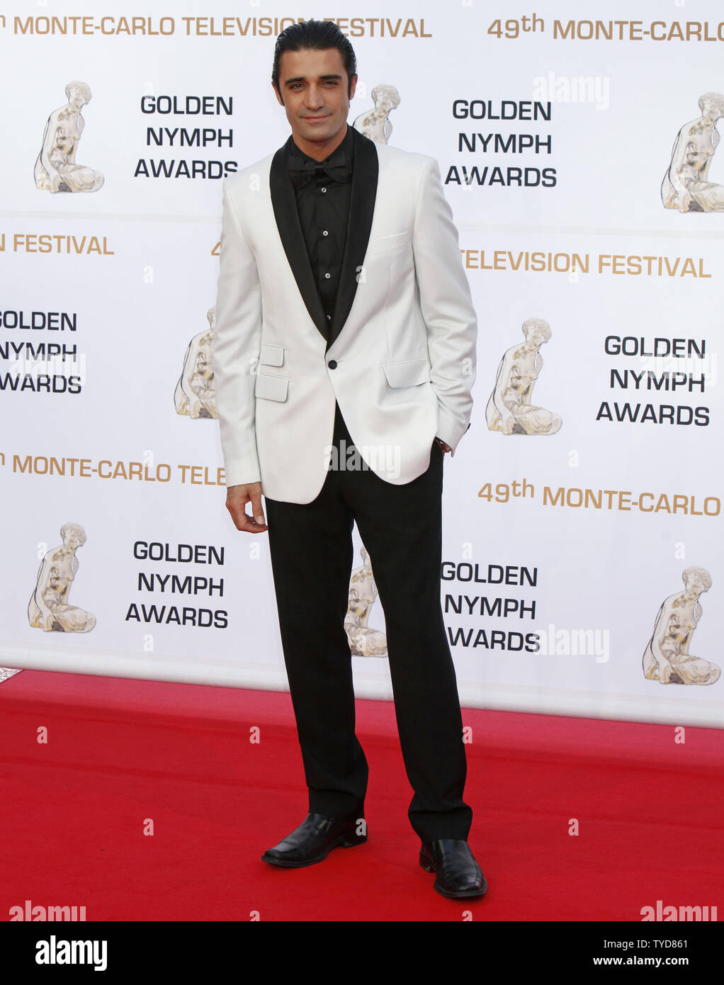 Actor Gilles Marini arrives on the red carpet before the closing