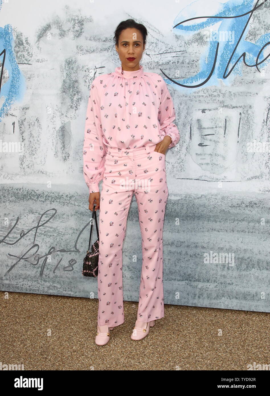 Zawe Ashton attends the Serpentine Gallery Summer Party at Hyde Park in