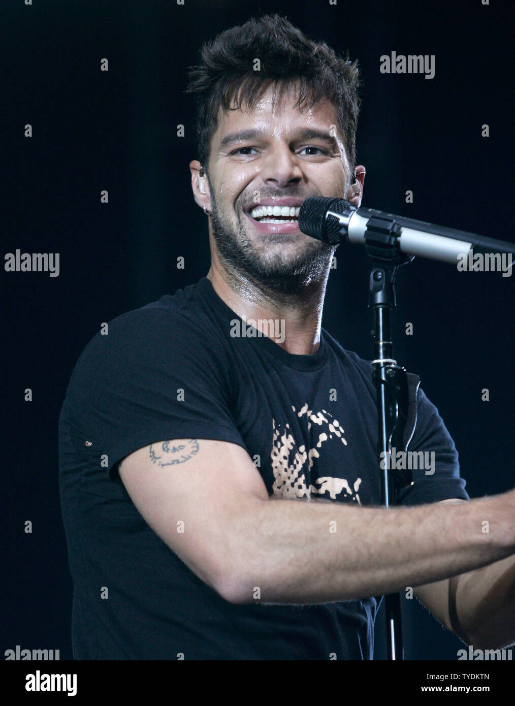 Ricky Martin performs in concert in the Amor la Musica show at the ...
