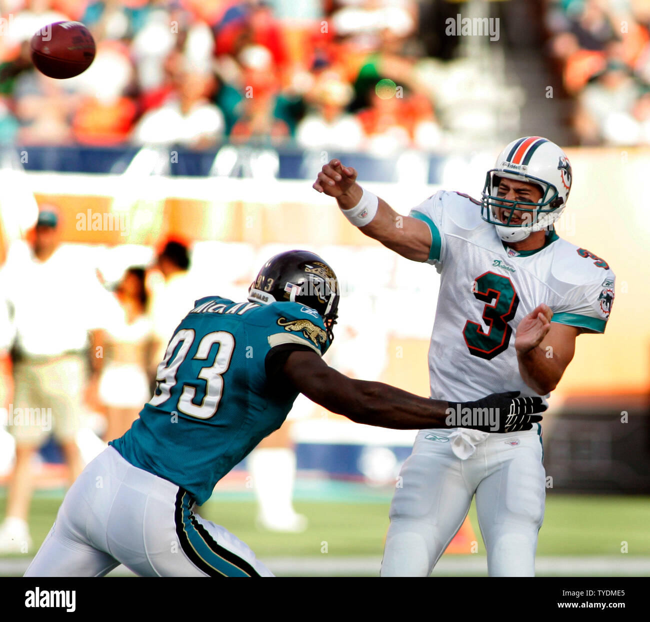 Miami dolphins quarterback joey harrington hi-res stock photography and