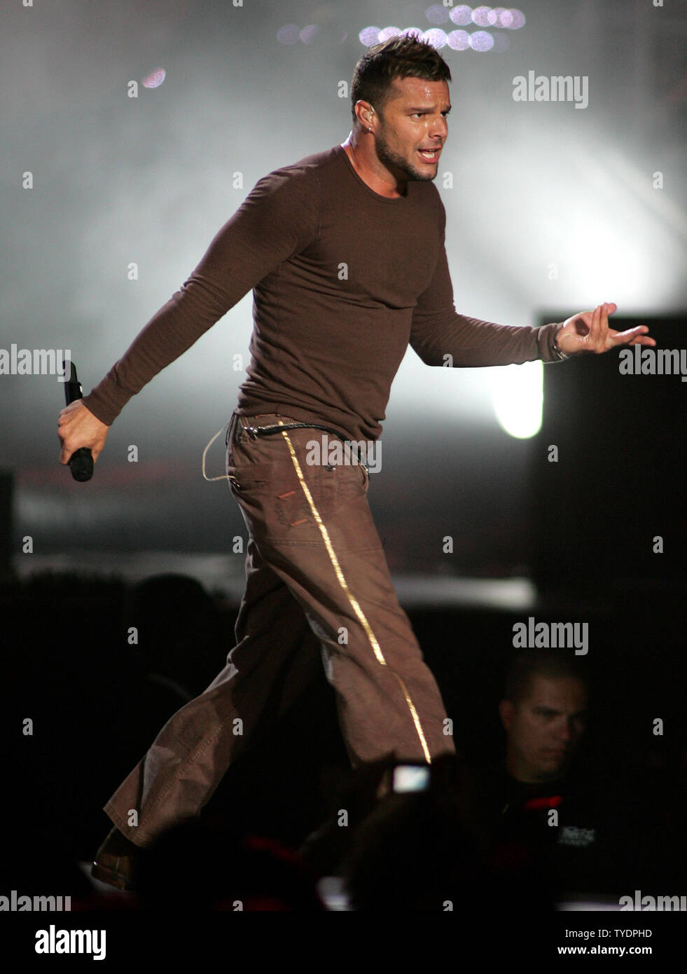 Latin Singer Ricky Latin pop singer Ricky Martin performs in concert at the American ...