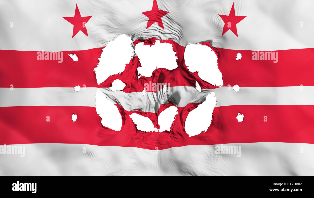 Holes In Washington DC State Flag Stock Photo Alamy Holes in washington dc state flag stock photo alamy