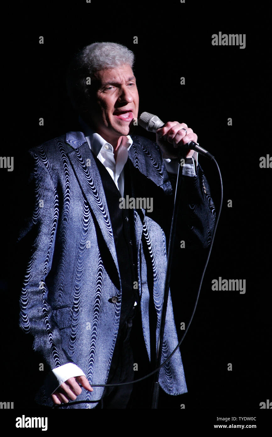 Founding member of the the rock band Styx, Dennis DeYoung performs in concert at the Broward Center for the Performing Arts in Fort Lauderdale, Florida on January 18, 2008. (UPI Photo/Michael Bush) Stock Photo