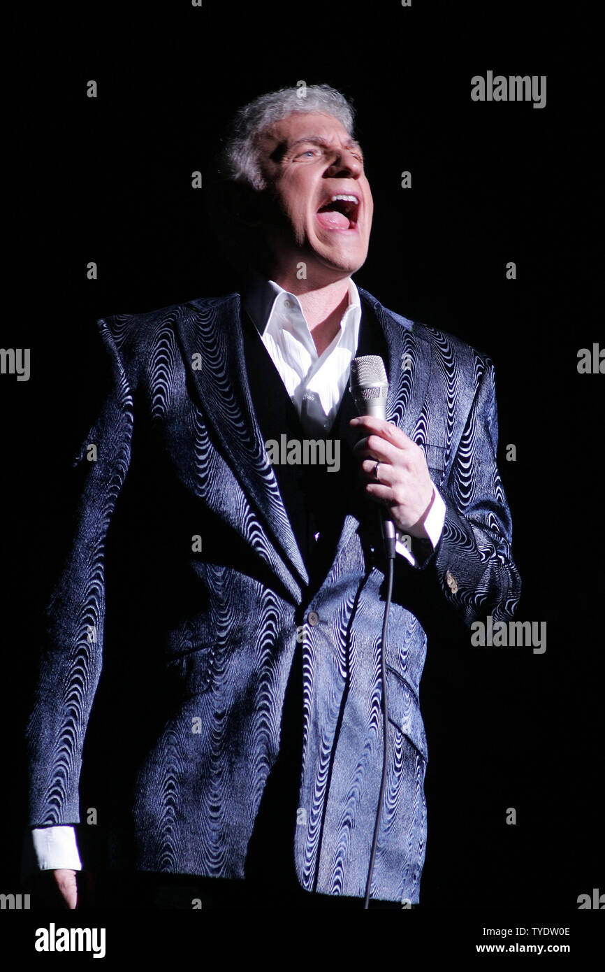 Founding member of the the rock band Styx, Dennis DeYoung performs in concert at the Broward Center for the Performing Arts in Fort Lauderdale, Florida on January 18, 2008. (UPI Photo/Michael Bush) Stock Photo