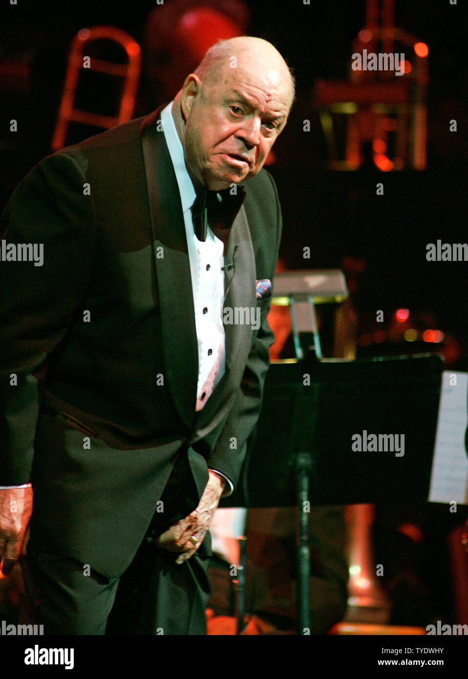 Don Rickles performs in concert at the Seminole Hard Rock Hotel and Casino in Hollywood, Florida on March 2, 2008. (UPI Photo/Michael Bush) Stock Photo