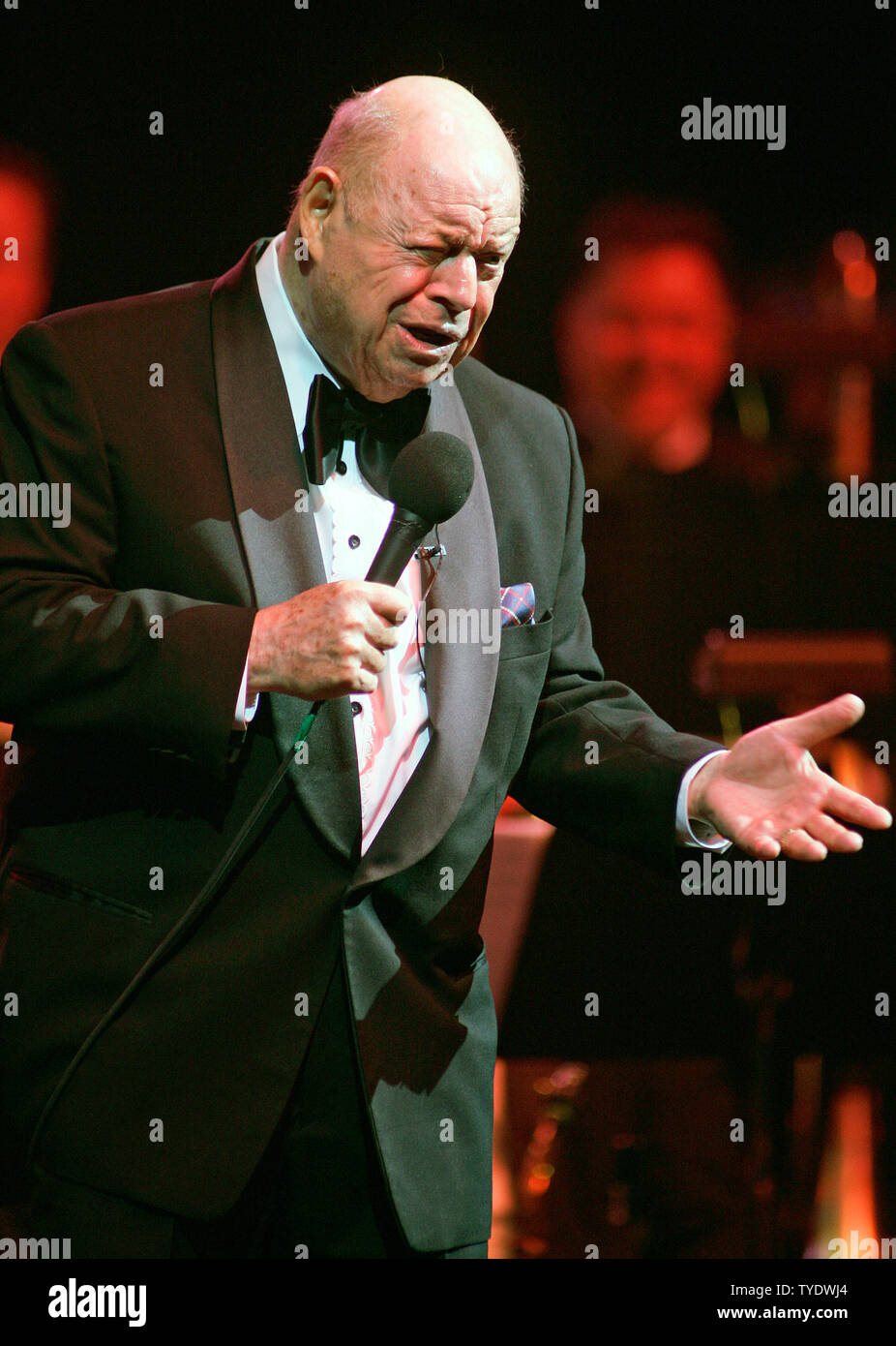 Don Rickles performs in concert at the Seminole Hard Rock Hotel and Casino in Hollywood, Florida on March 2, 2008. (UPI Photo/Michael Bush) Stock Photo