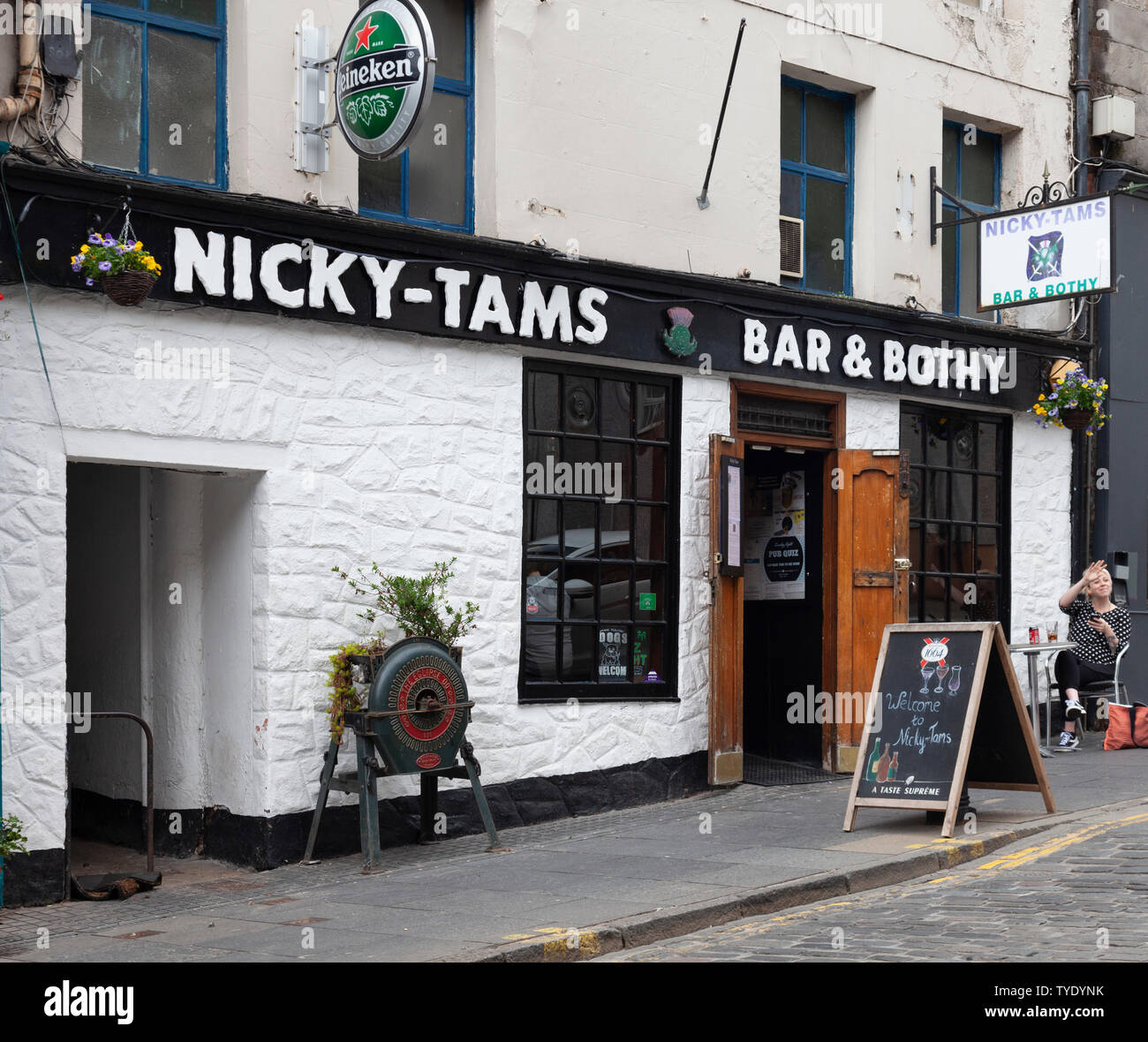 Exterior of NickyTam's Bar & Bothy, one of the oldest pubs in Stirling