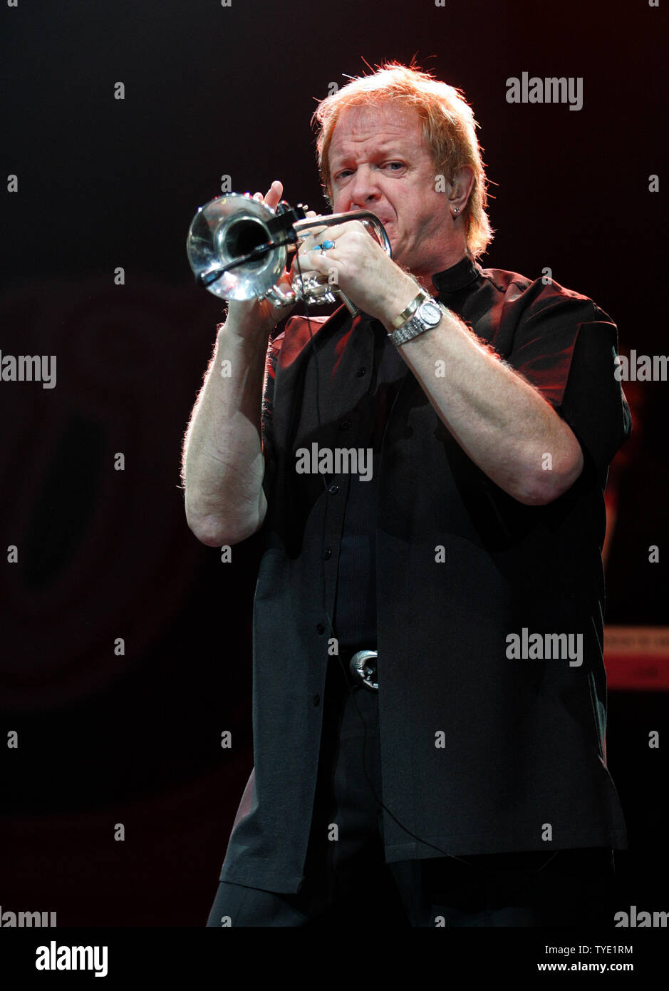 Lee Loughnane with Chicago performs in concert at the Seminole Hard