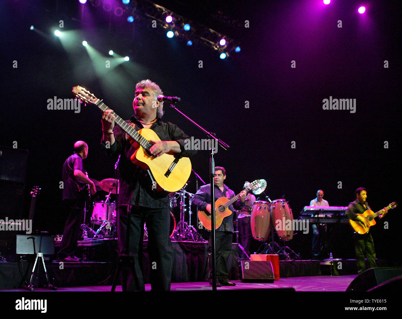The Gipsy Kings perform in concert at the Seminole Hard Rock Hotel and