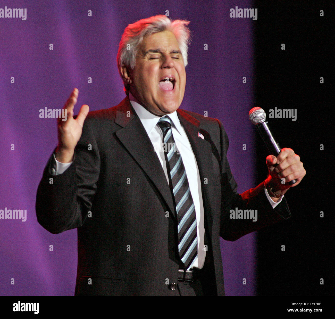 Jay Leno performs in concert at the Seminole Hard Rock Hotel and Casino