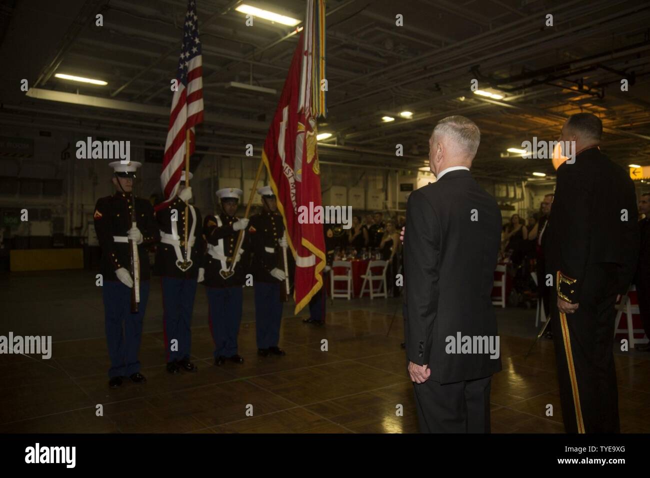 U S Marine Corps Gen Ret James Mattis Center Right Attends