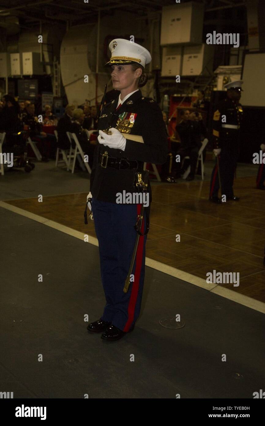 U S Service Members And Guests Attend The 1st Marine Divisions
